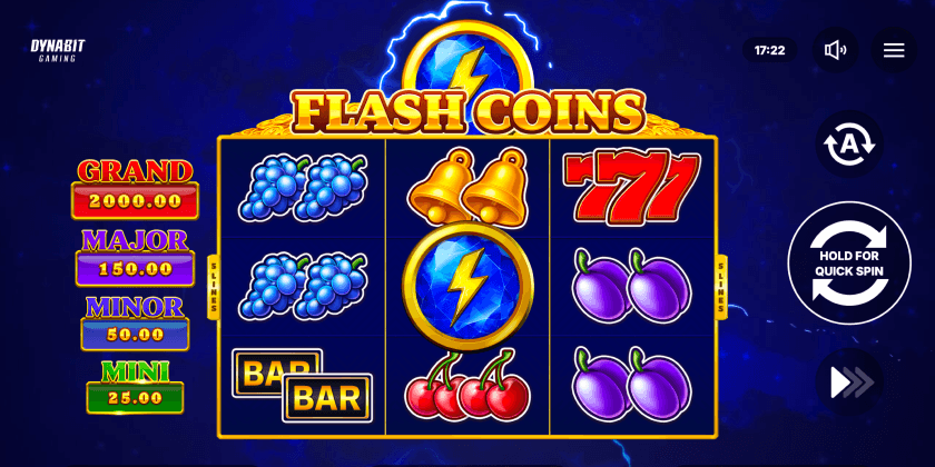 Flash Coins Hold and Win Dynabit Gaming