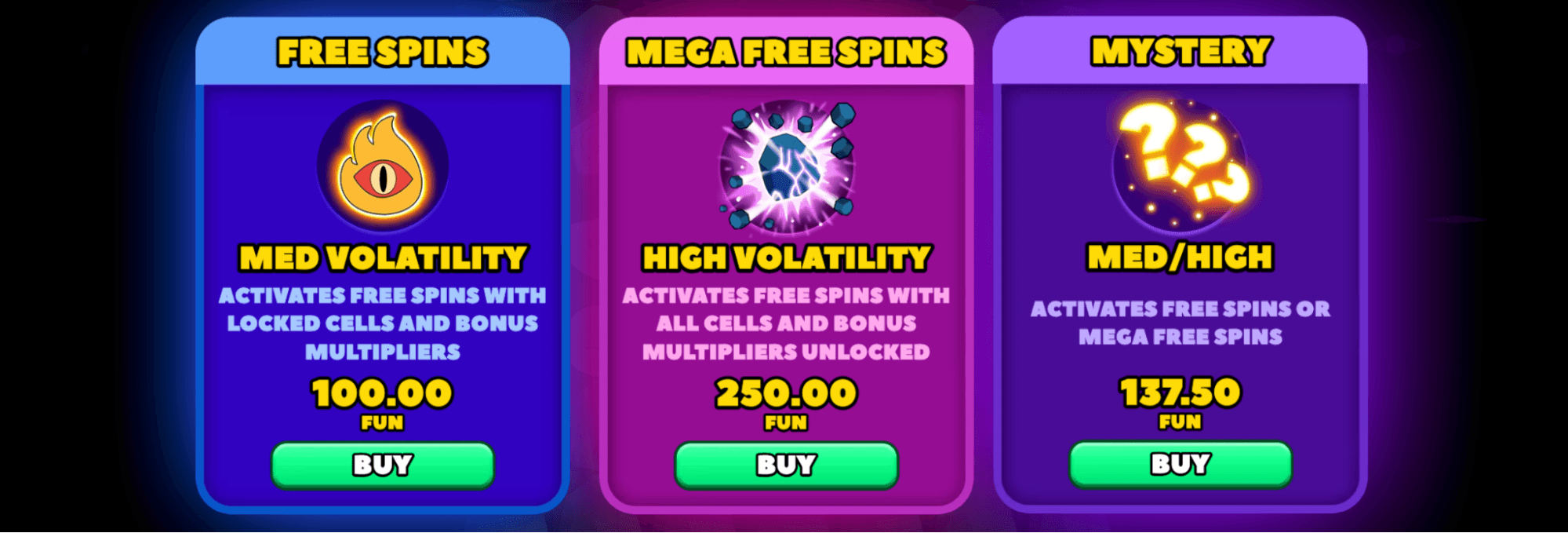 Frenzy Clusters Buy Bonus
