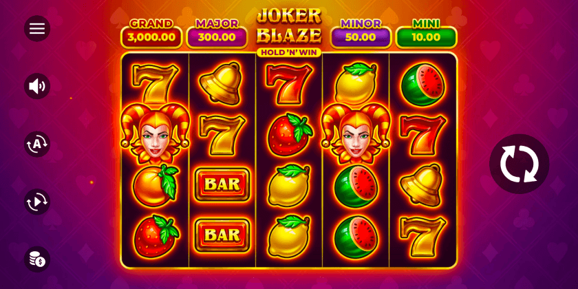 Joker Blaze Hold n Win Zephyr Slots