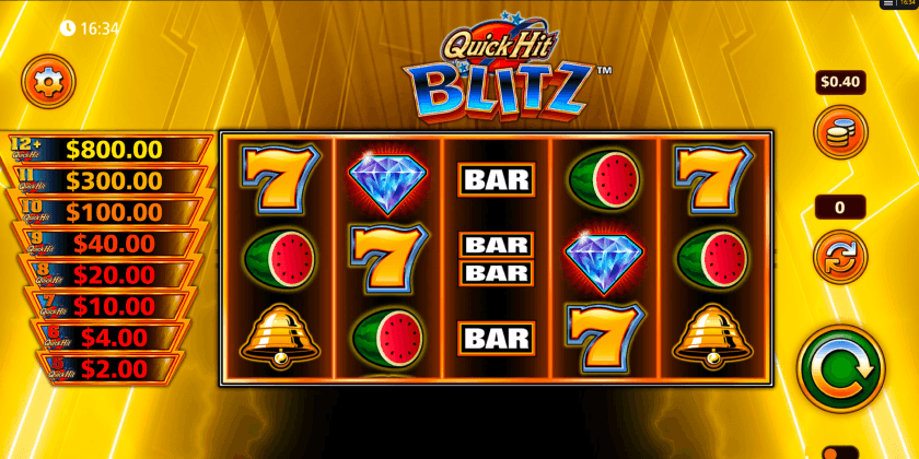 Quick Hit Blitz Gold Light and Wonder
