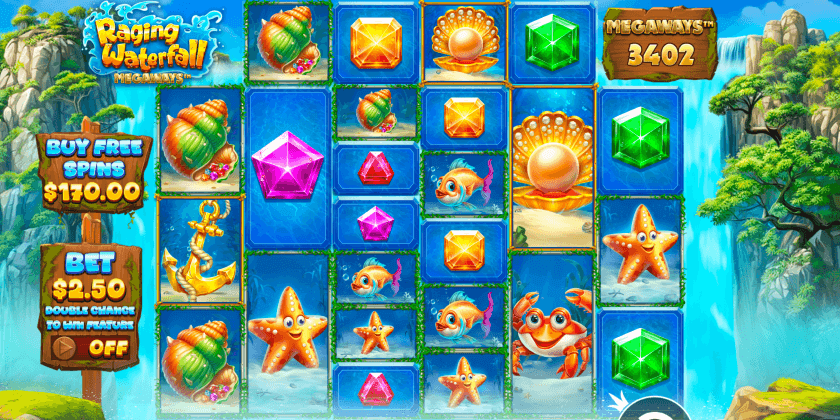 Raging Waterfall Megaways Pragmatic Play