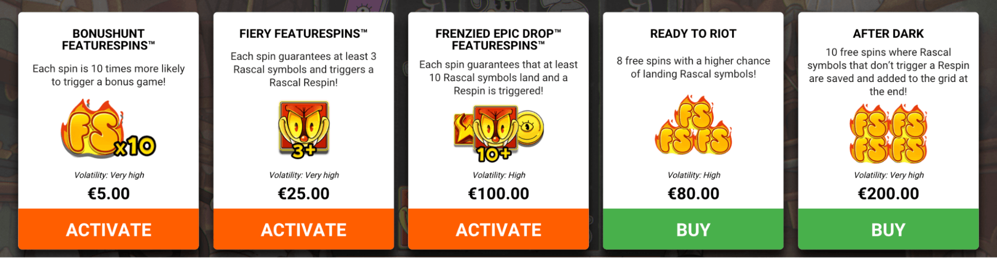 Red Rascal Bonus