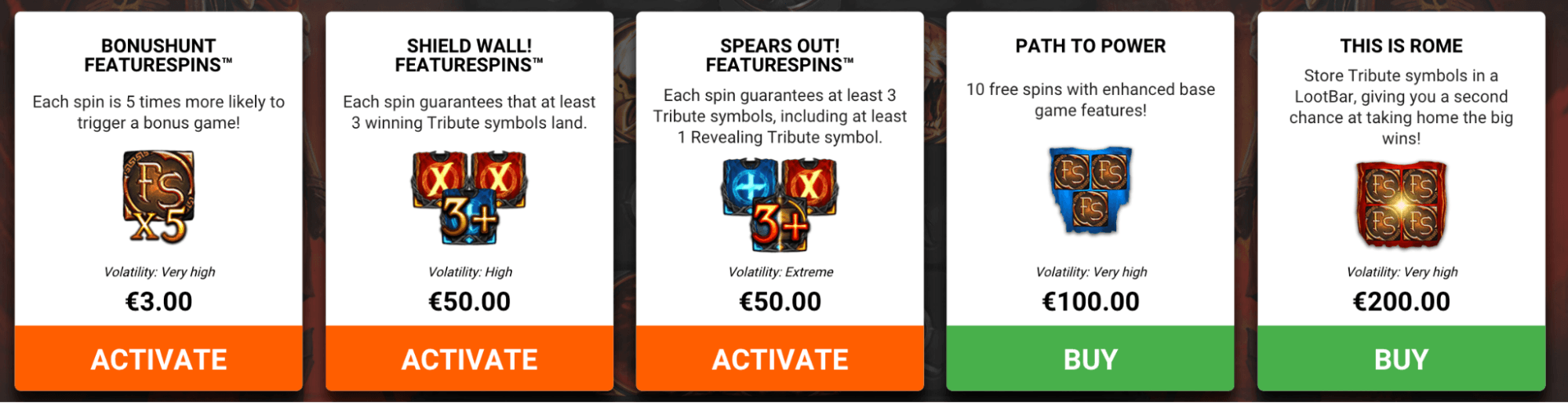 Reign of Rome Bonus