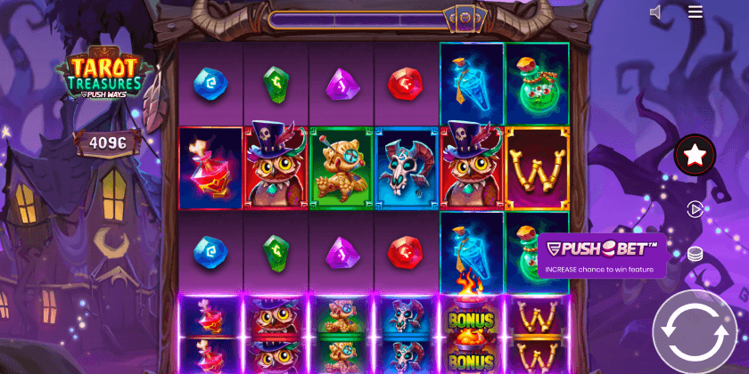 Tarot Treasures Push Gaming