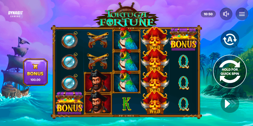 Tortuga Fortune Dynabit Gaming