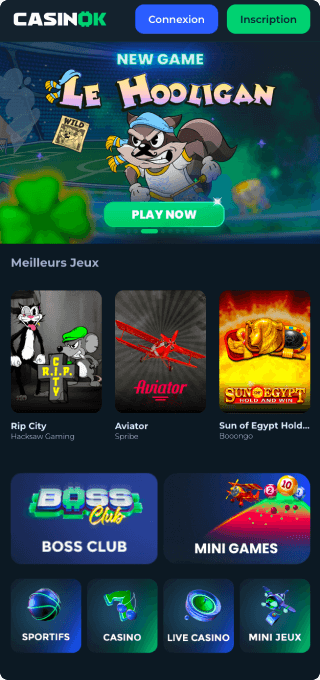 CasinOK mobile