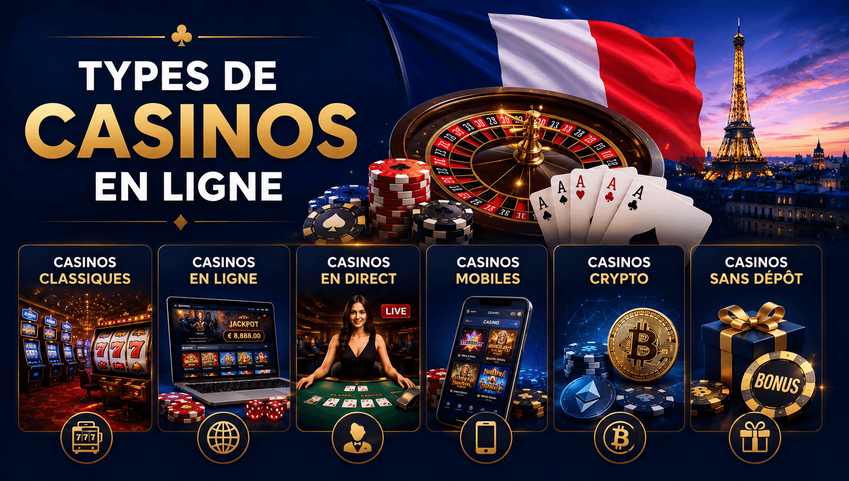 Types de casino en ligne