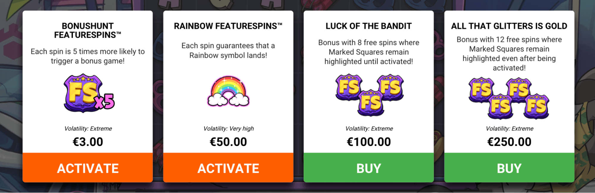 Le Bandit Miami Hustle Bonus Buy
