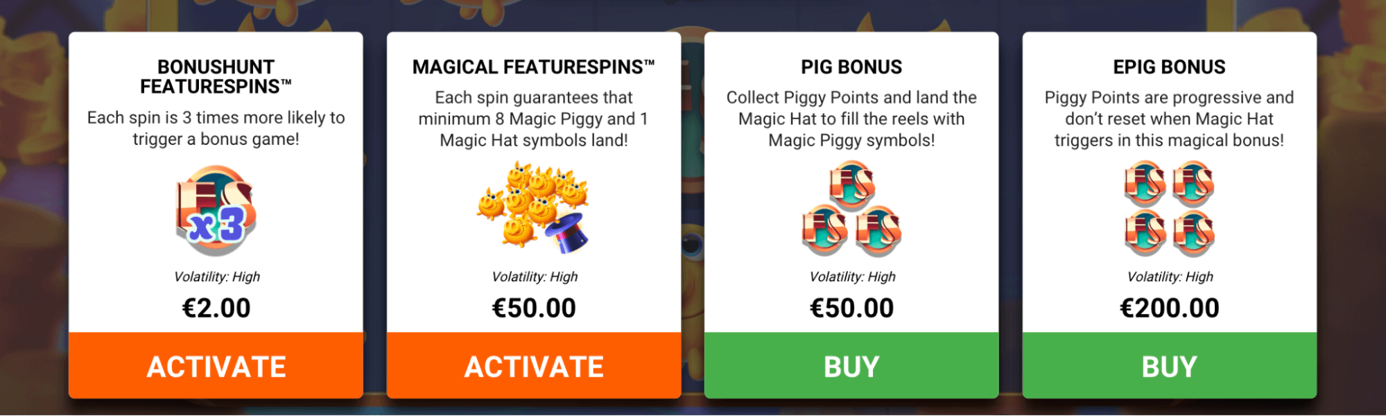 Magic Piggy OG Buy Bonus