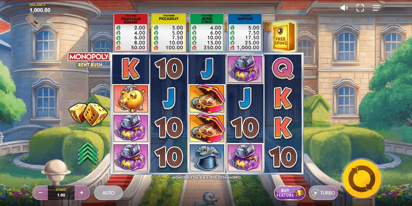 Monopoly Rent Rush slot