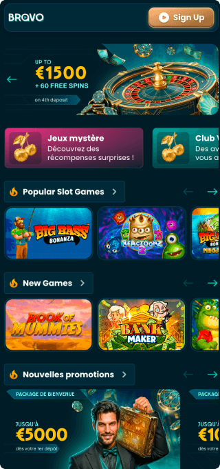 BravoPlay Casino mobile