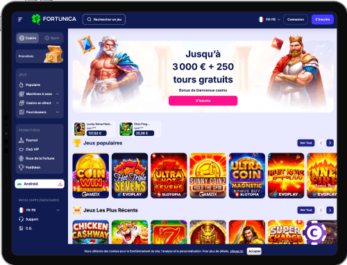 Fortunica Casino jeux