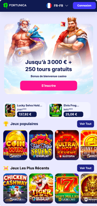 Fortunica Casino mobile
