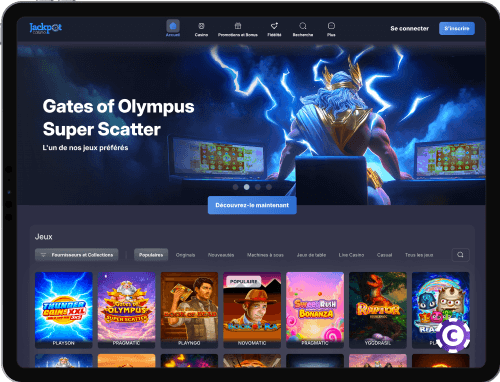 Jackpot Casino jeux