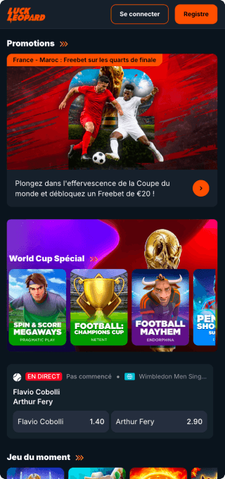 Luckleopard Casino mobile