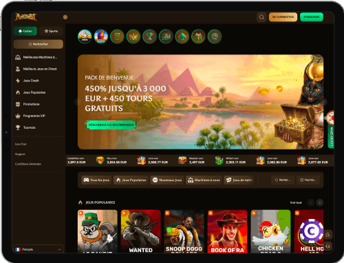 AmunBet Casino jeux