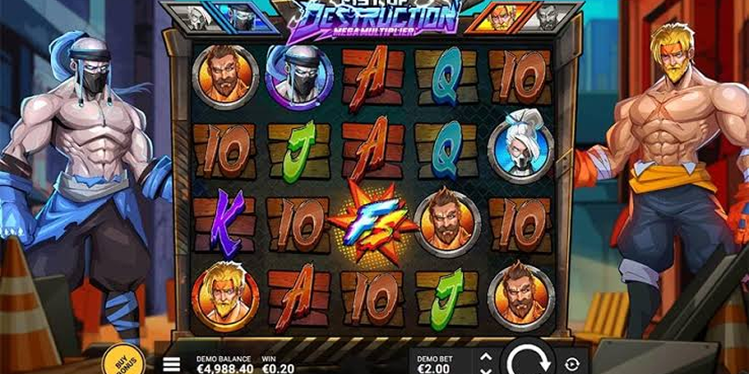 Fist of Destruction Megamultiplier slot