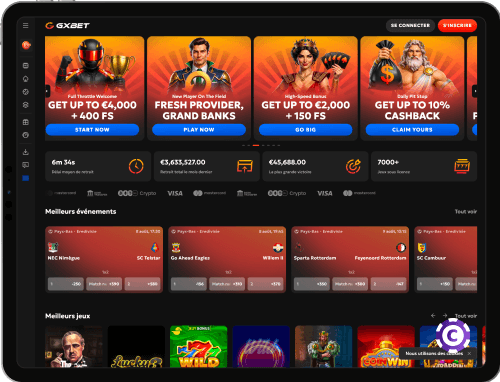 Gxbet Casino jeux
