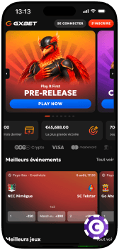 Gxbet Casino mobile