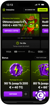 Instasino Casino mobile
