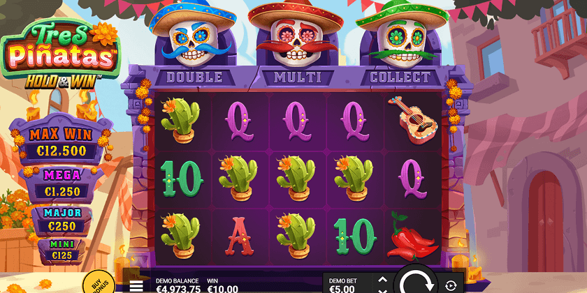 Tres Pinatas Hold & Win slot