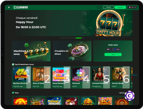Cleanwins Casino jeux