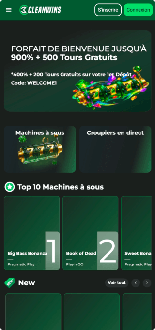 Cleanwins Casino mobile