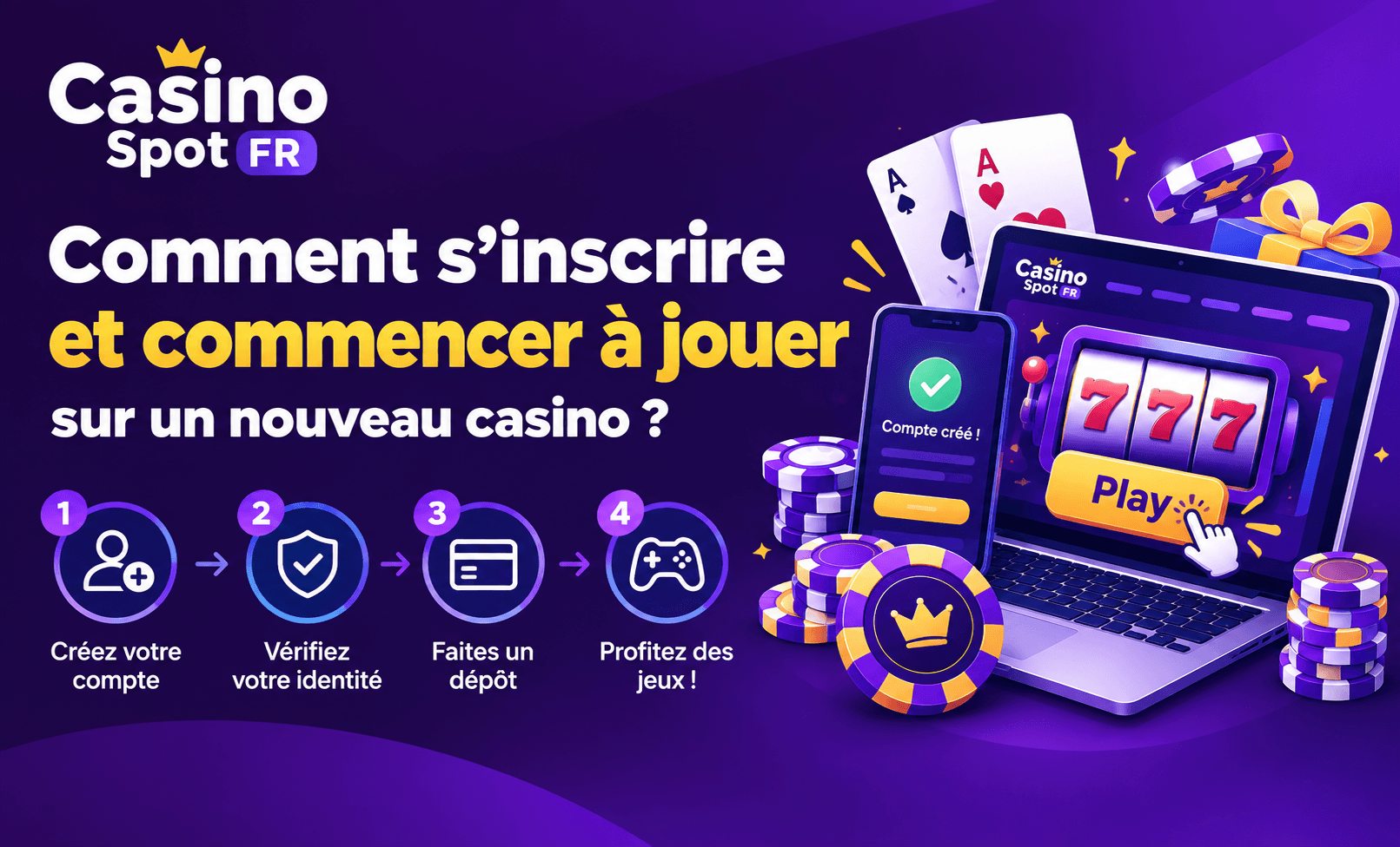 Comment s'inscrire et commencer à jouer sur un nouveau casino
