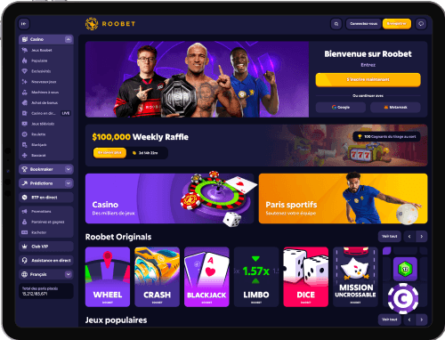 Roobet Casino jeux