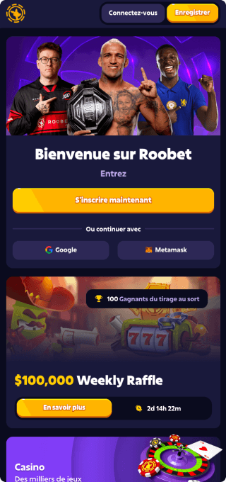 Roobet Casino mobile