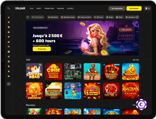 Runa Casino jeux