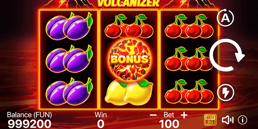 Volcanizer slot