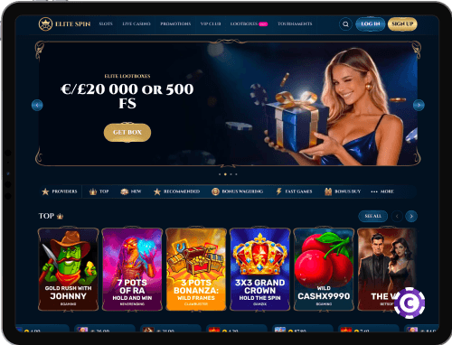 EliteSpin Casino jeux