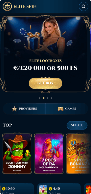 EliteSpin Casino mobile