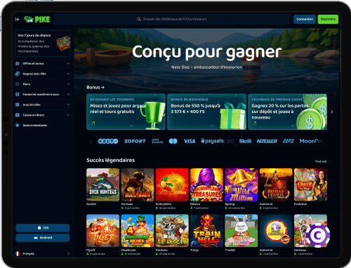 Pike Casino jeux